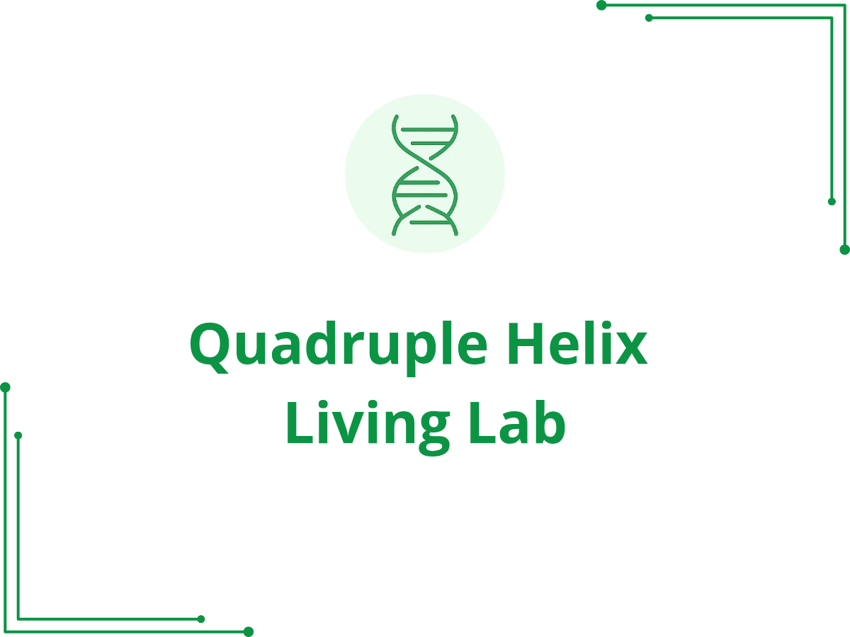 Quadruple helix hub logo